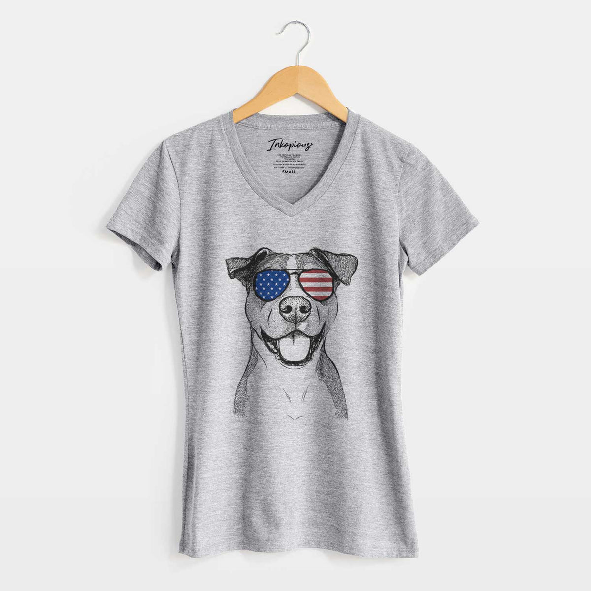USA Wendy the Mixed Breed - Women&#39;s Perfect V-neck Shirt