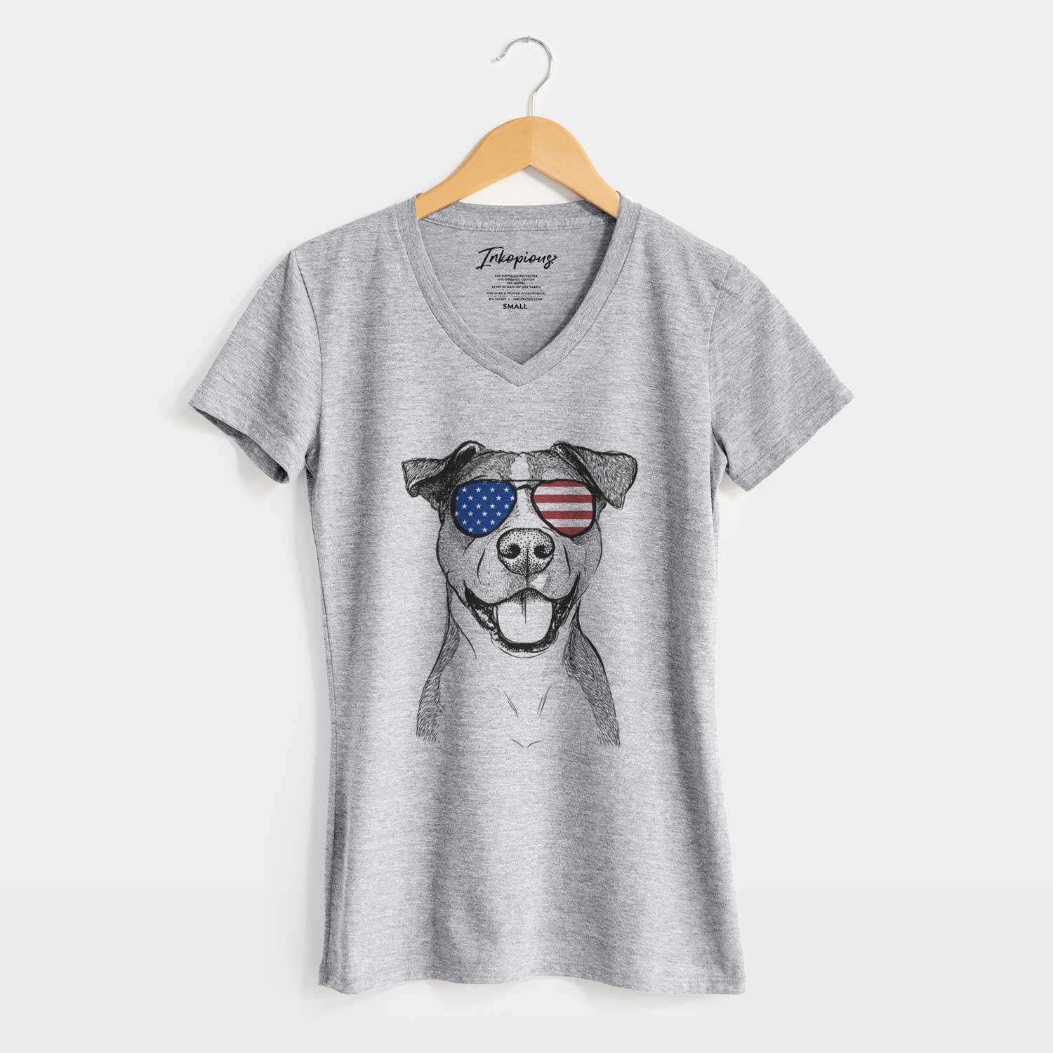 USA Wendy the Mixed Breed - Women's Perfect V-neck Shirt