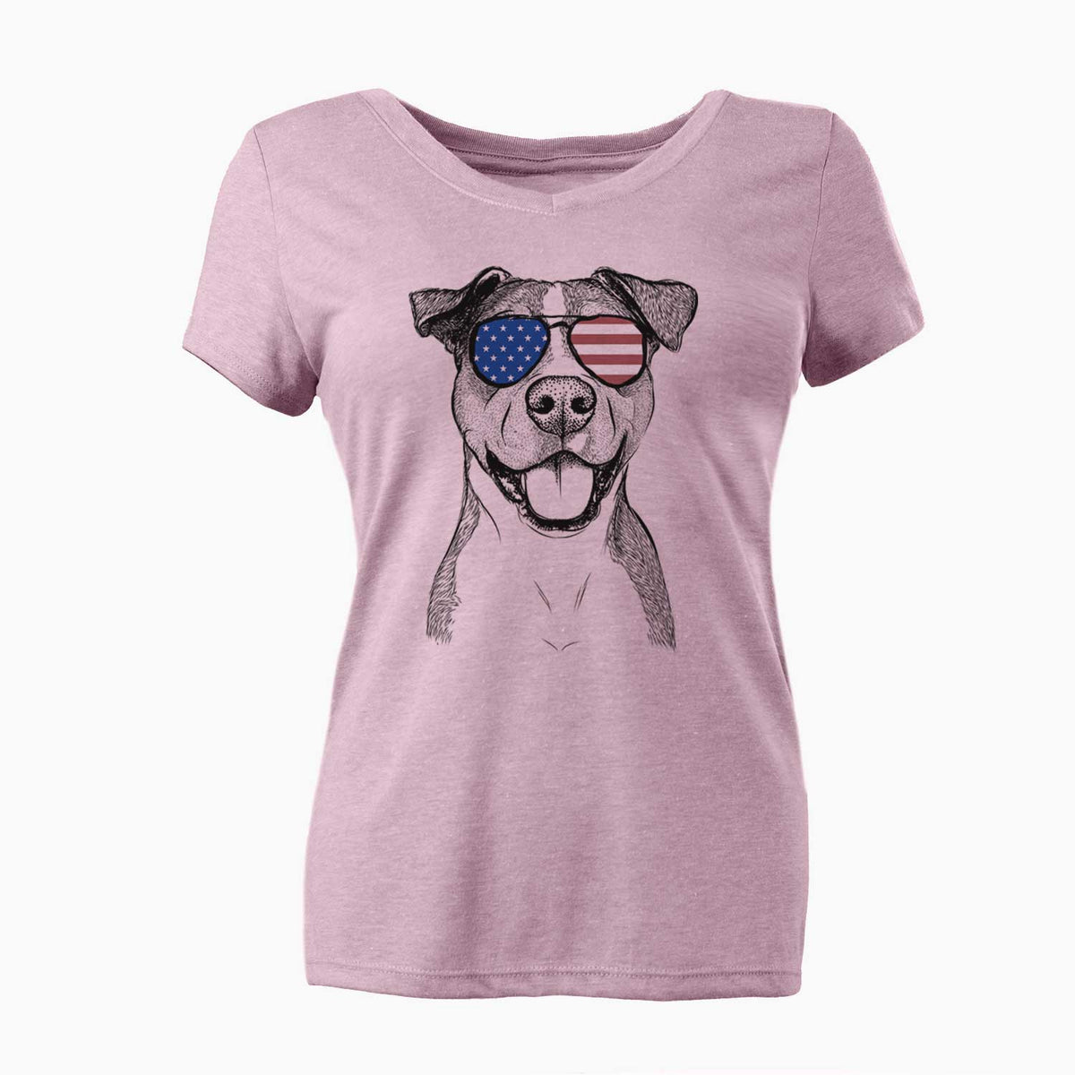 USA Wendy the Mixed Breed - Women's Perfect V-neck Shirt