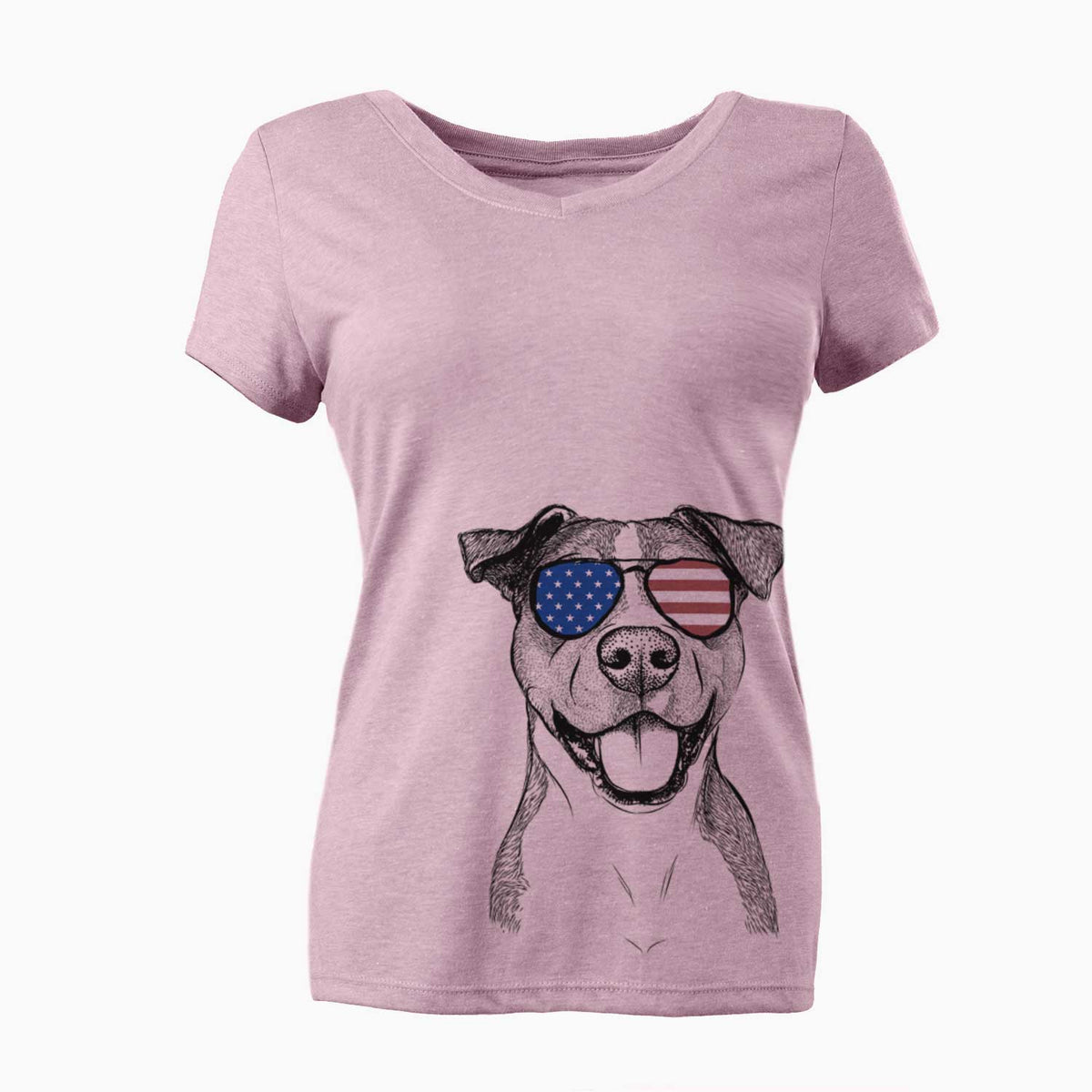 USA Wendy the Mixed Breed - Women's Perfect V-neck Shirt