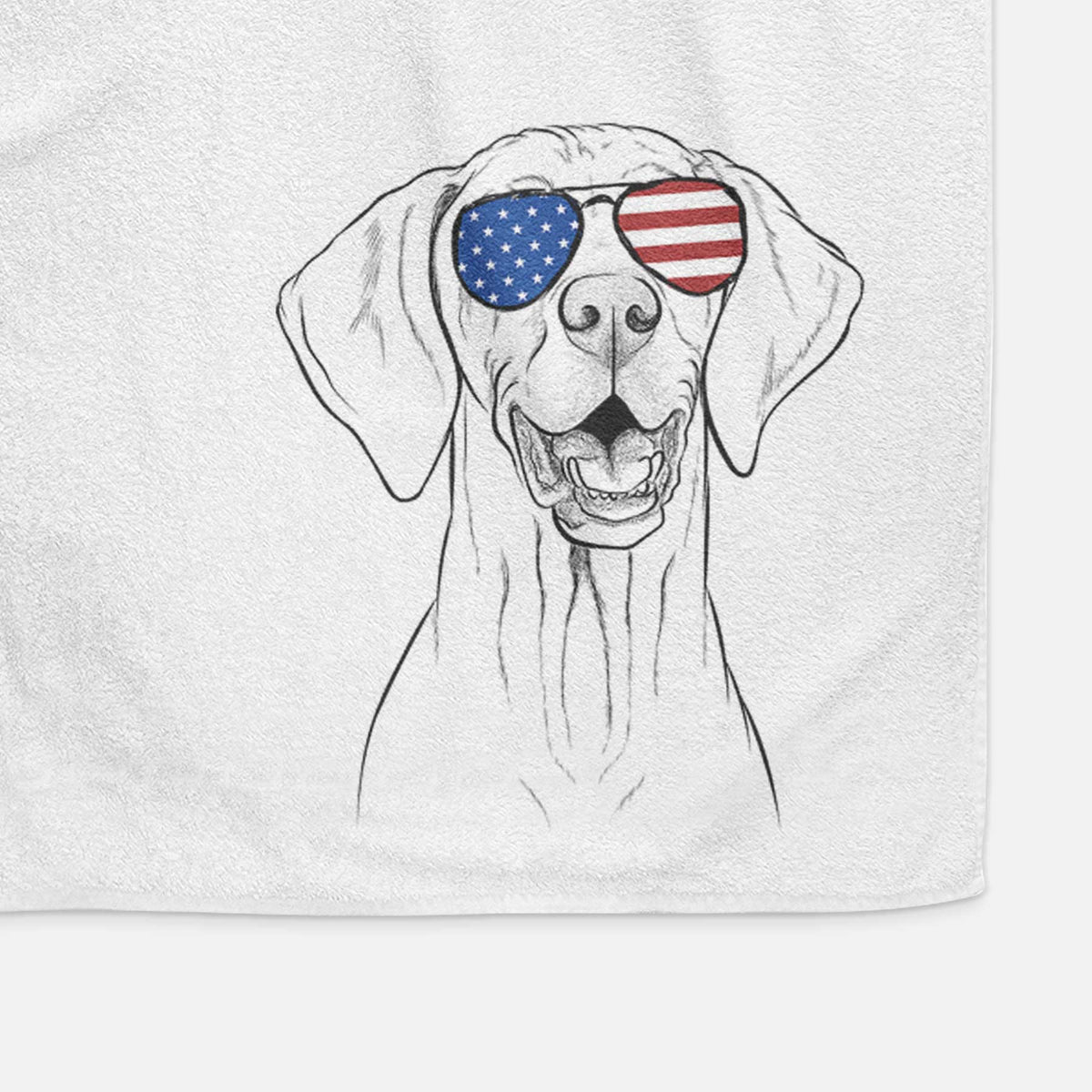 Wesley the Vizsla Decorative Hand Towel