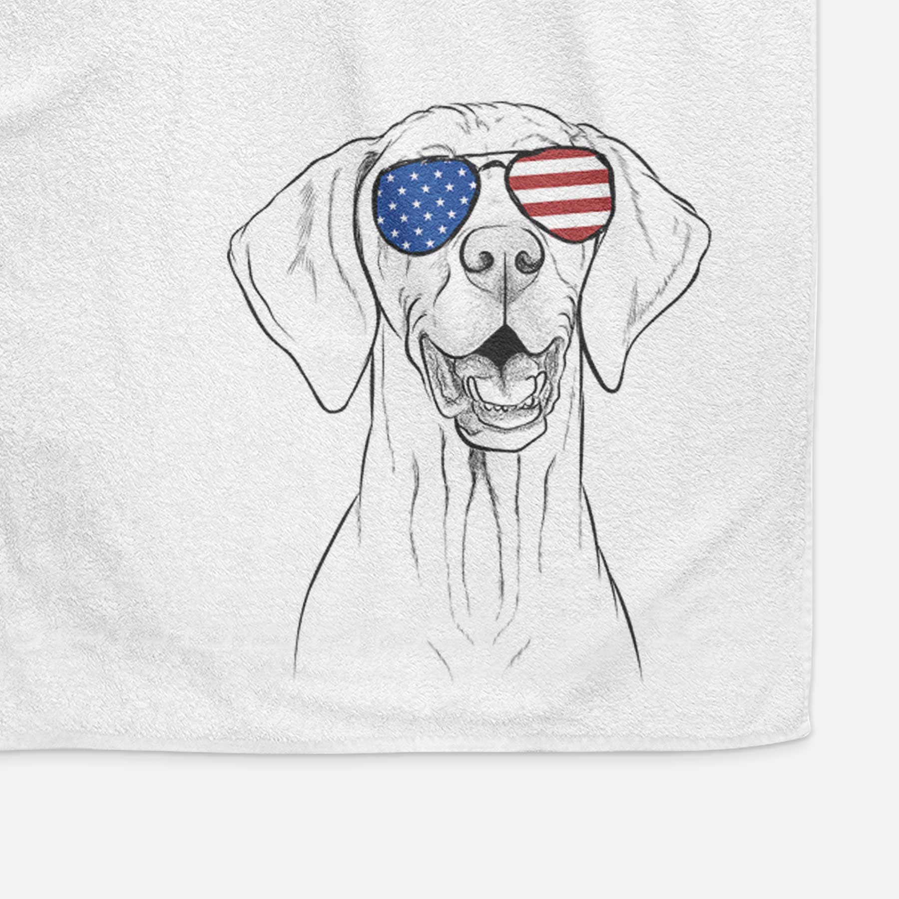 Wesley the Vizsla Decorative Hand Towel