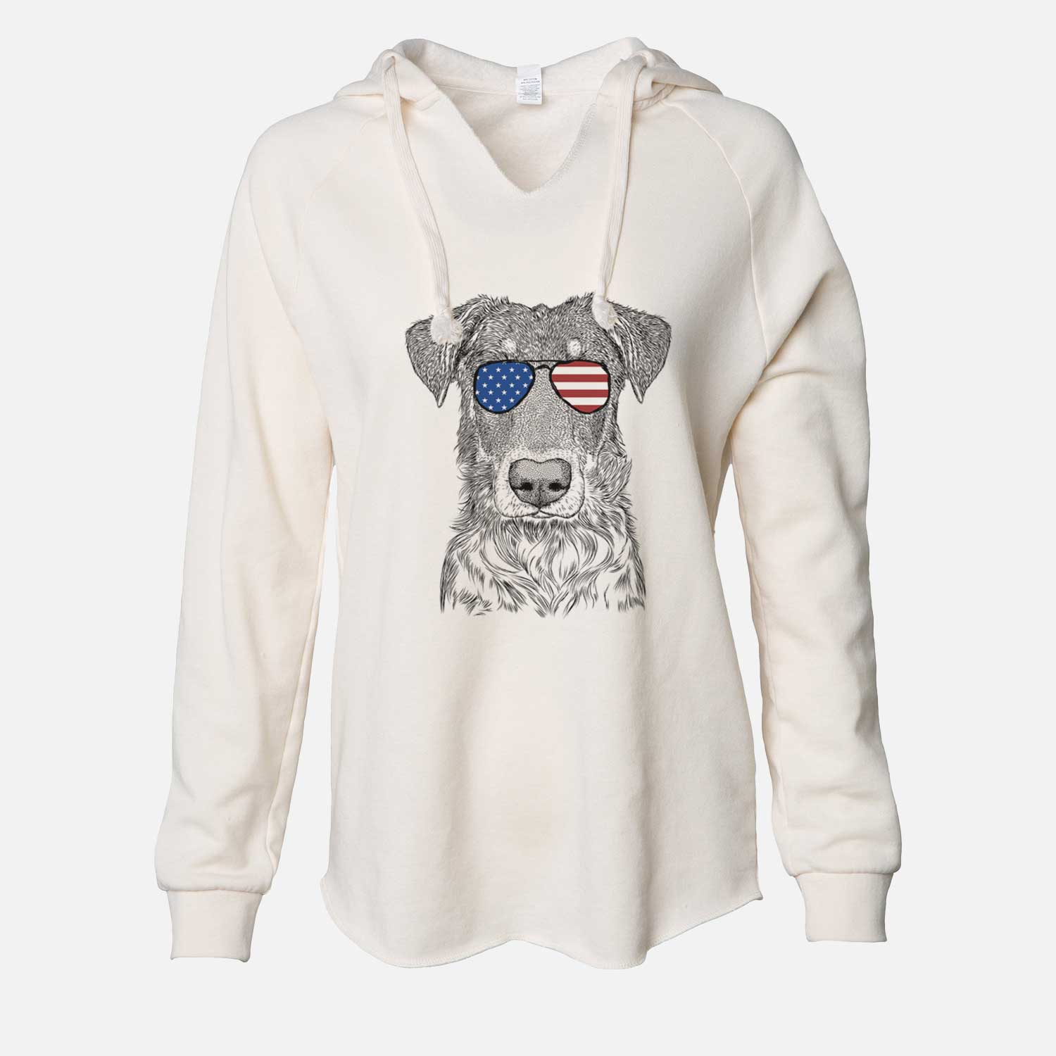 USA Wesson the Beauceron - Cali Wave Hooded Sweatshirt