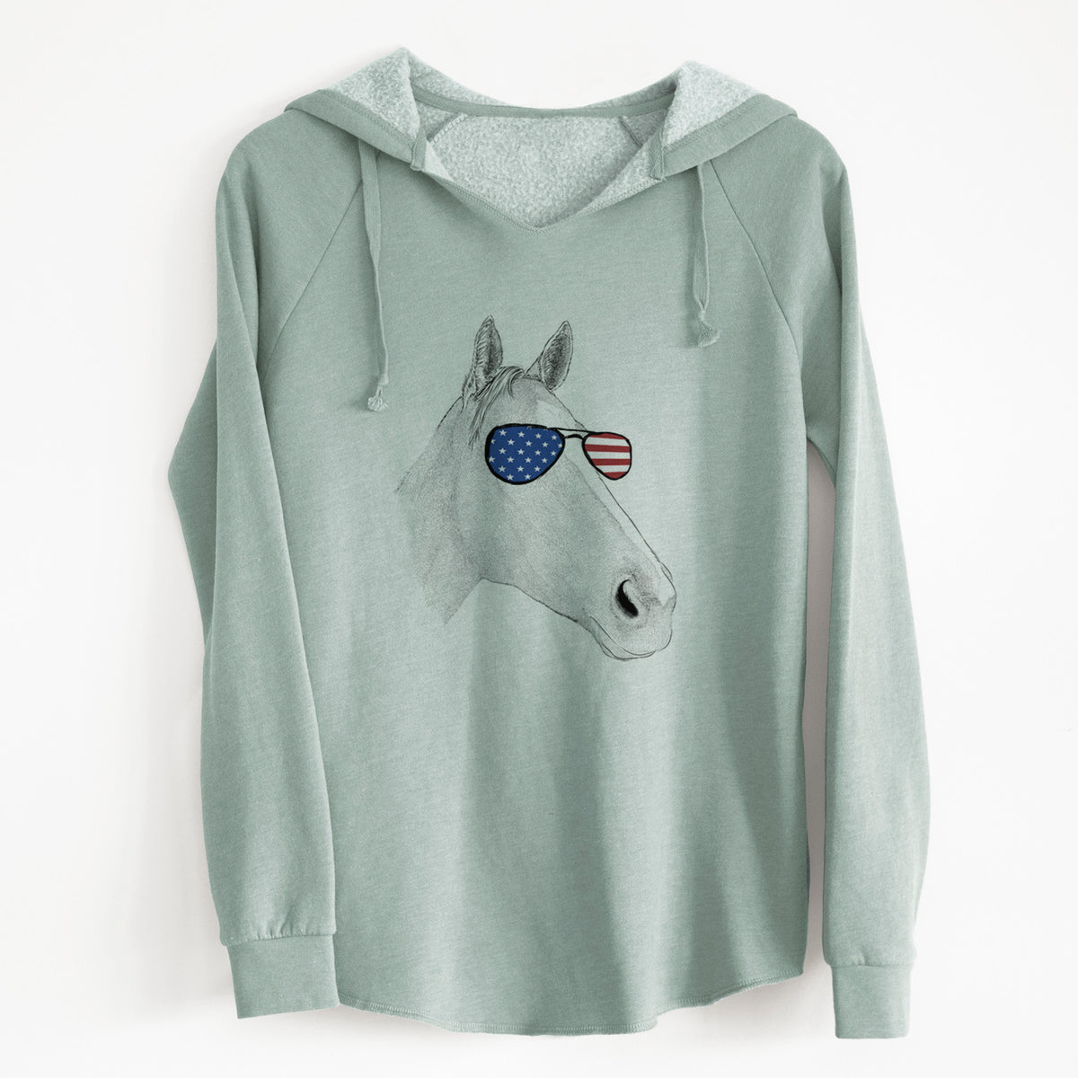 USA Westley the Horse - Cali Wave Hooded Sweatshirt