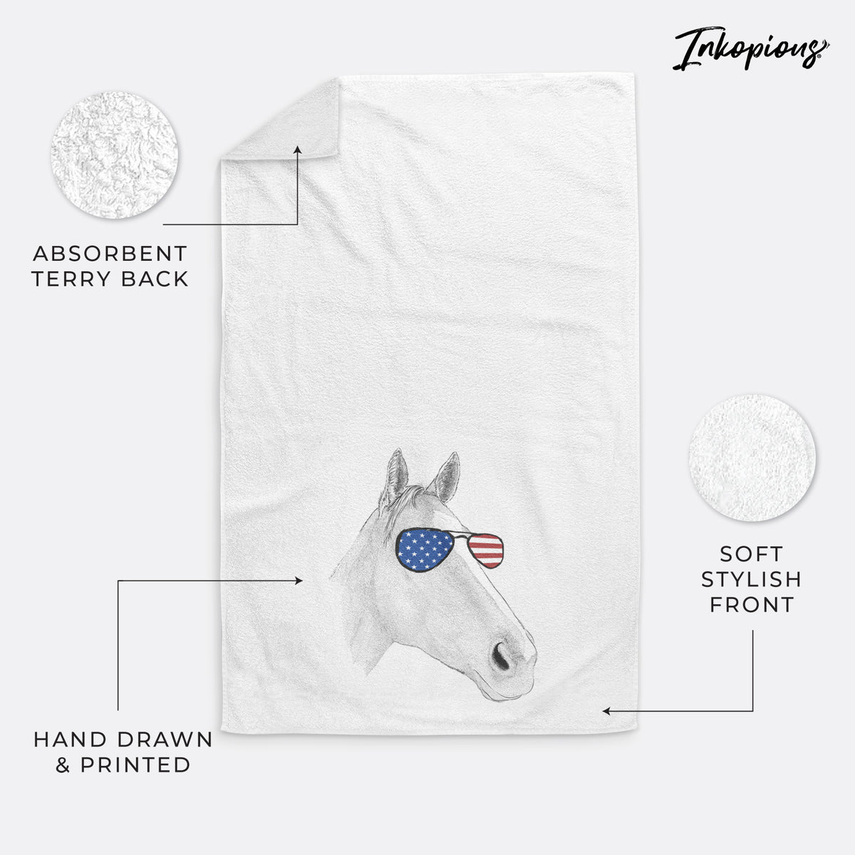 Westley the Horse Decorative Hand Towel