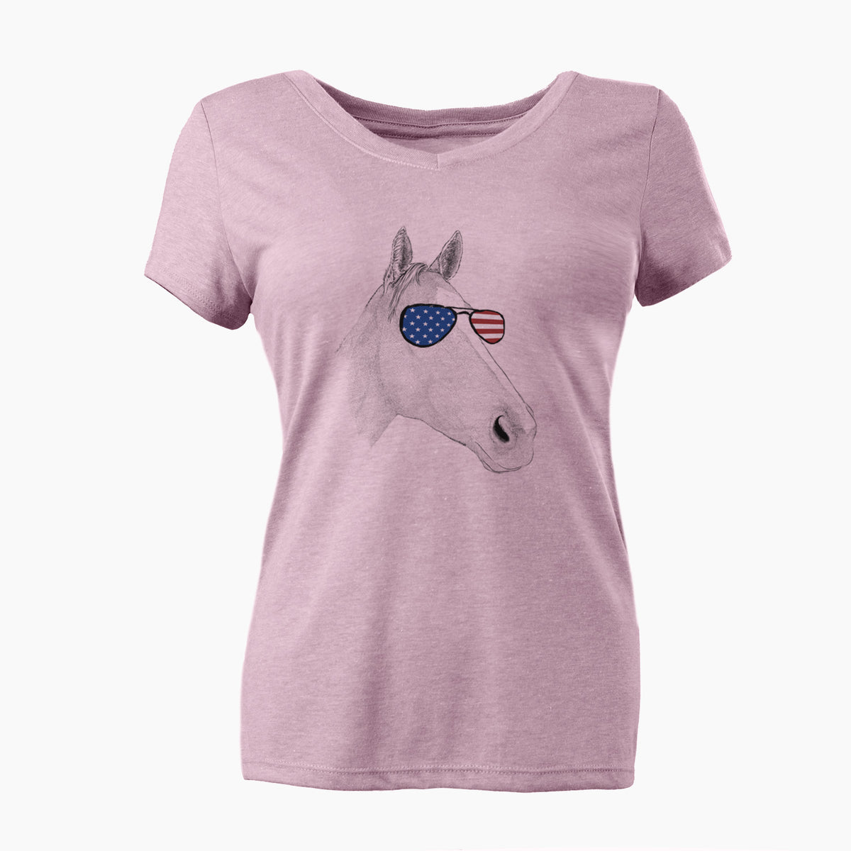 USA Westley the Horse - Women's Perfect V-neck Shirt