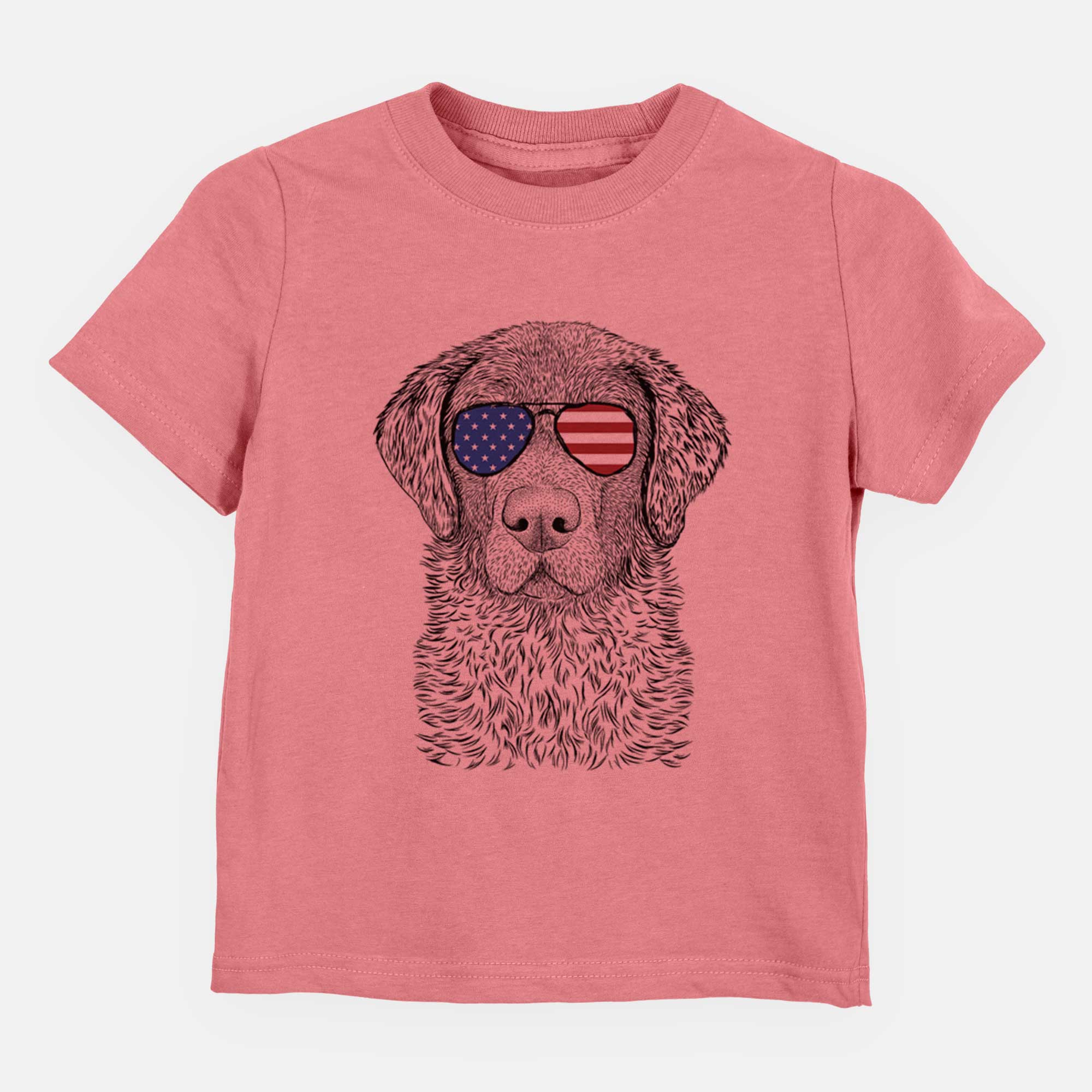 USA Whiskey the Chocolate Lab - Kids/Youth/Toddler Shirt