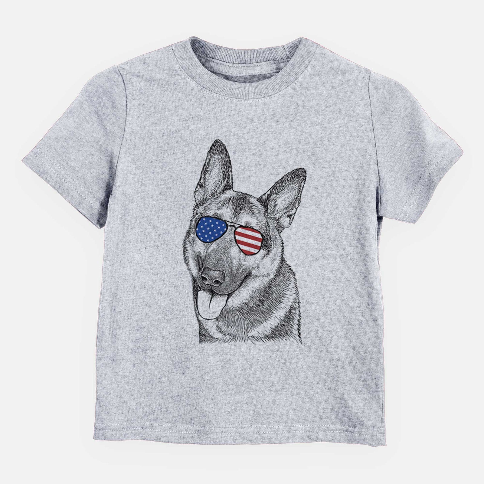 USA Whitaker the German Shepherd - Kids/Youth/Toddler Shirt