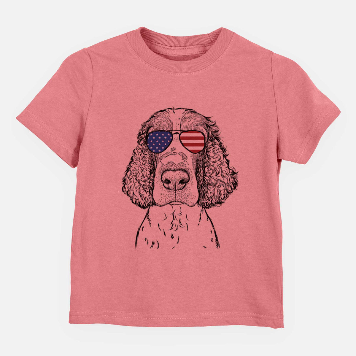 USA Wilbur the English Springer Spaniel - Kids/Youth/Toddler Shirt