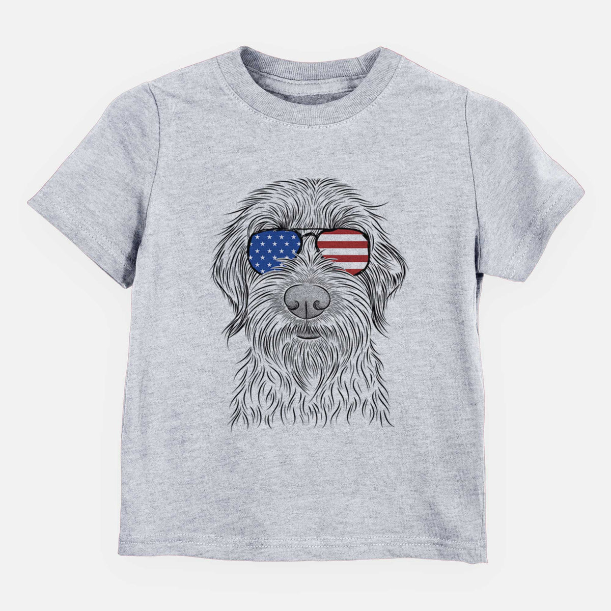 USA Wilkins the Wirehaired Pointing Griffon - Kids/Youth/Toddler Shirt