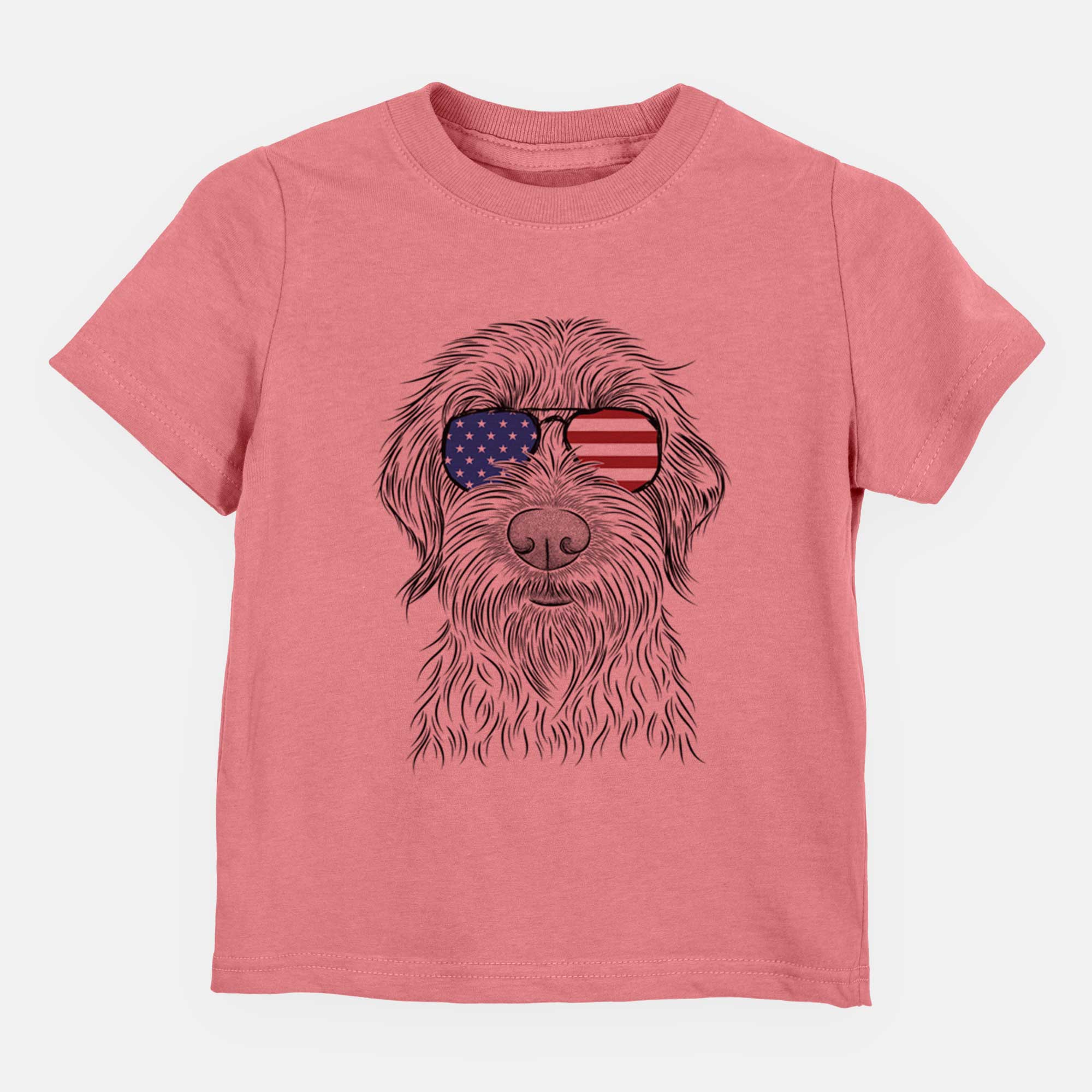 USA Wilkins the Wirehaired Pointing Griffon - Kids/Youth/Toddler Shirt