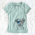 USA William Mitchell Newman the Yorkshire Terrier - Women's Perfect V-neck Shirt