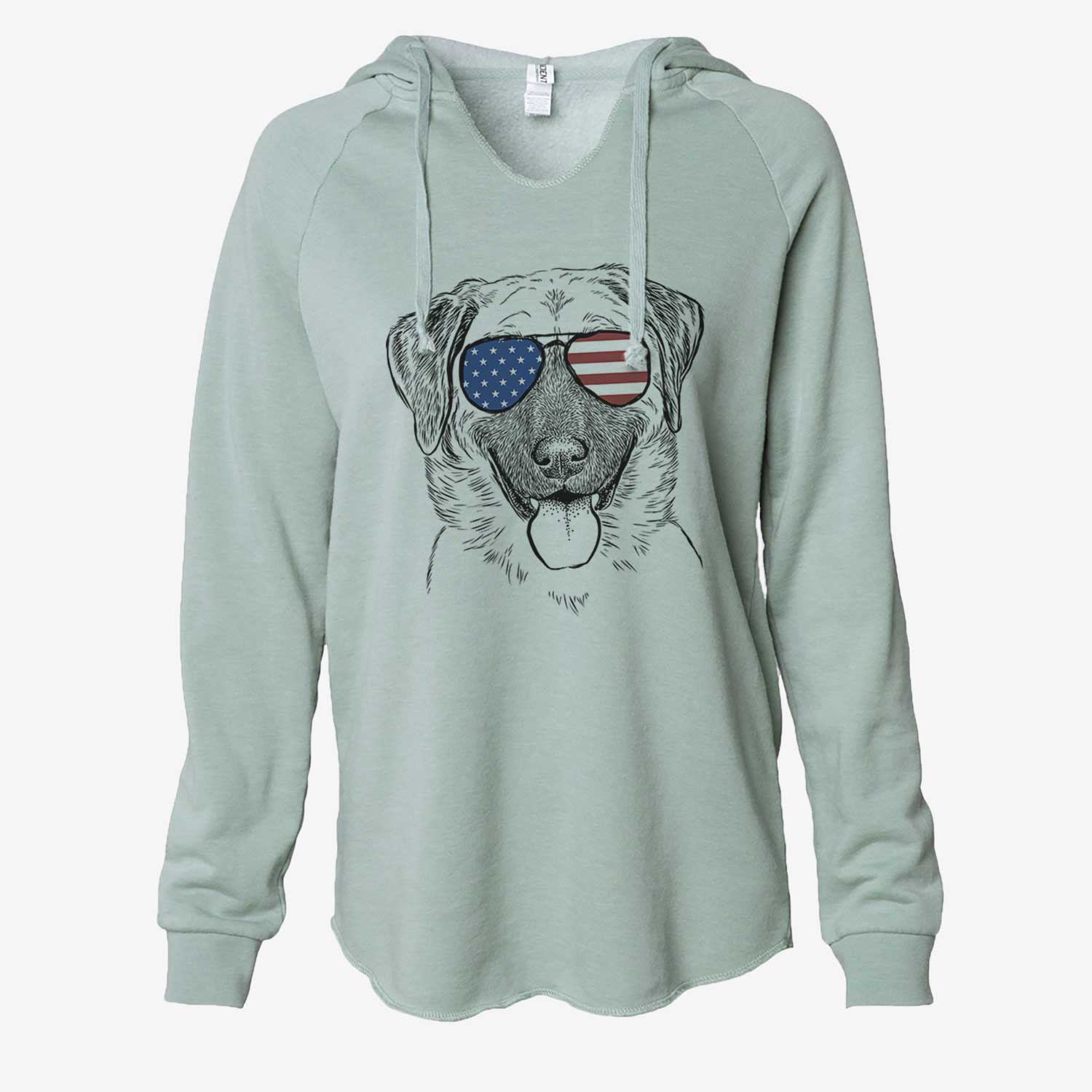 USA Willow the Anatolian Shepherd - Cali Wave Hooded Sweatshirt