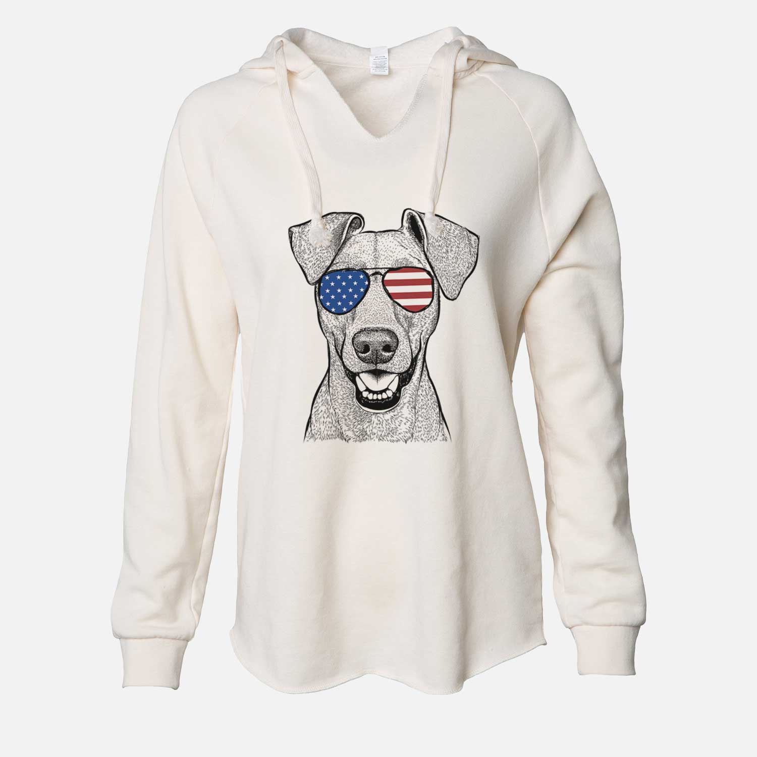 USA Willow the German Pinscher - Cali Wave Hooded Sweatshirt