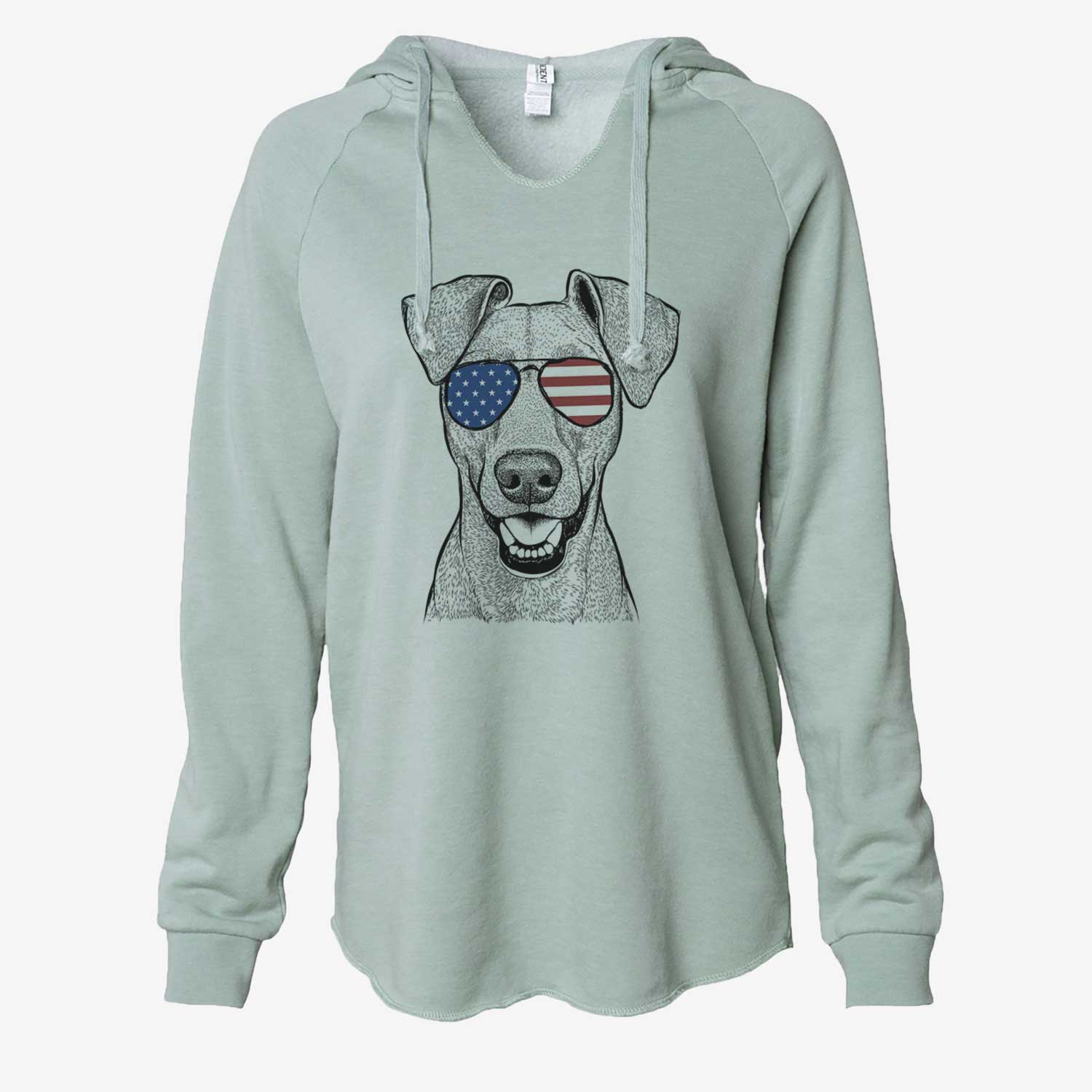 USA Willow the German Pinscher - Cali Wave Hooded Sweatshirt