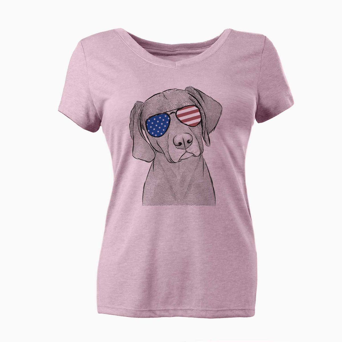 USA Willow the Weizsla - Women's Perfect V-neck Shirt