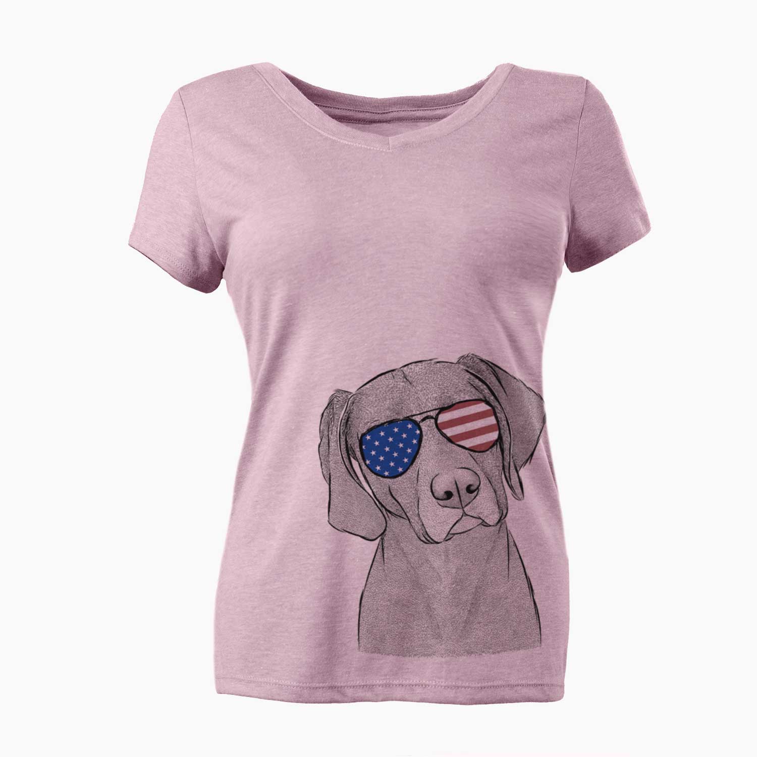 USA Willow the Weizsla - Women's Perfect V-neck Shirt