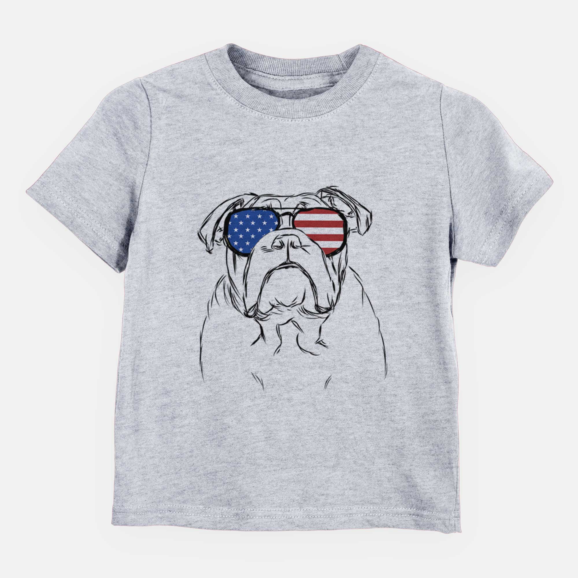USA Winston the English Bulldog - Kids/Youth/Toddler Shirt