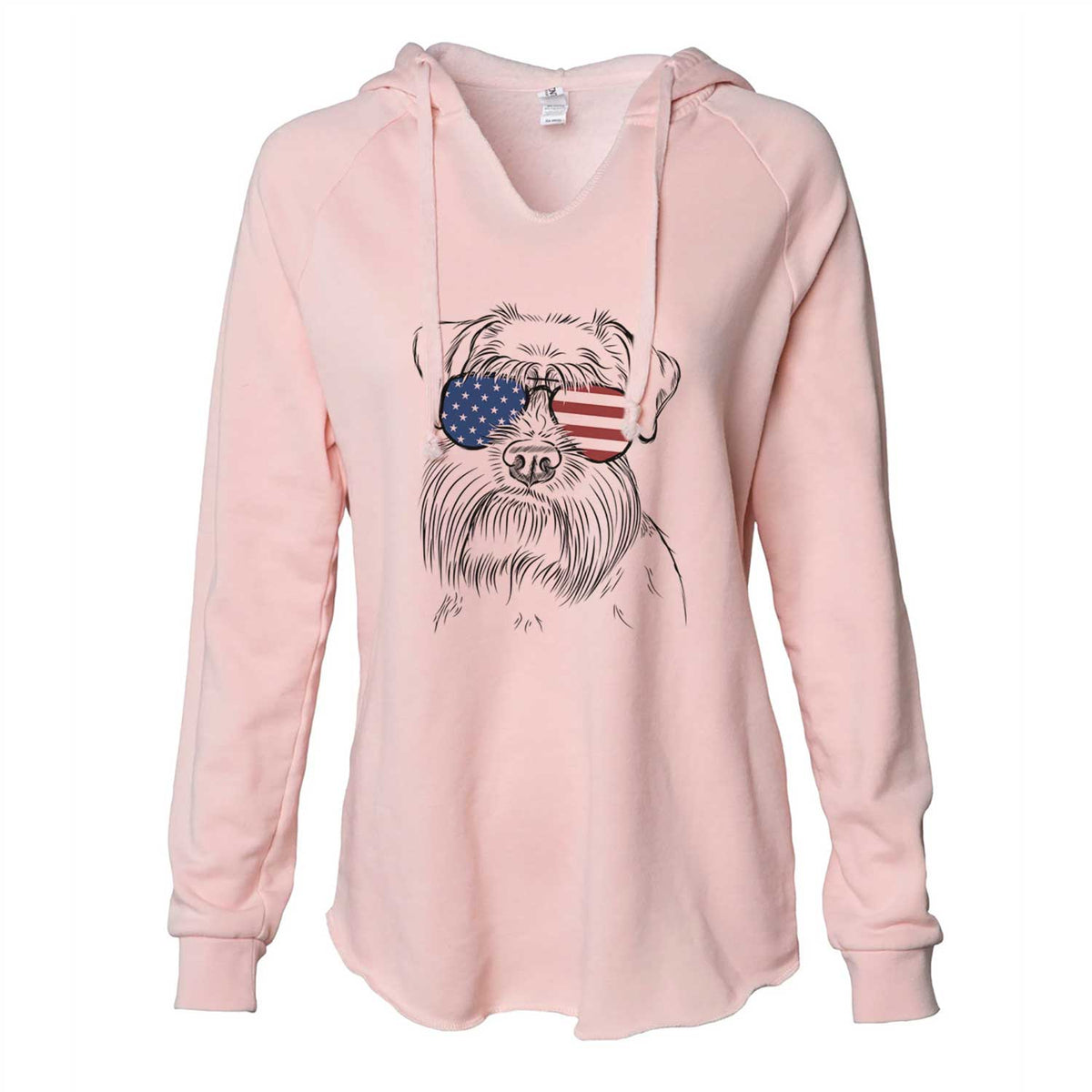 USA Wrigley the Schnauzer - Cali Wave Hooded Sweatshirt