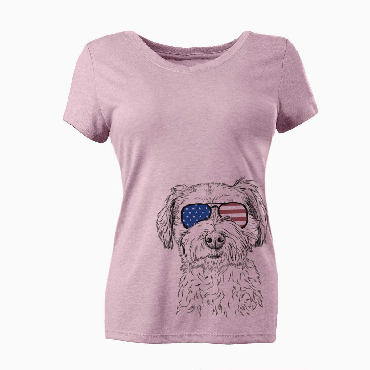 USA Wyatt the Coton de Tulear - Women's Perfect V-neck Shirt