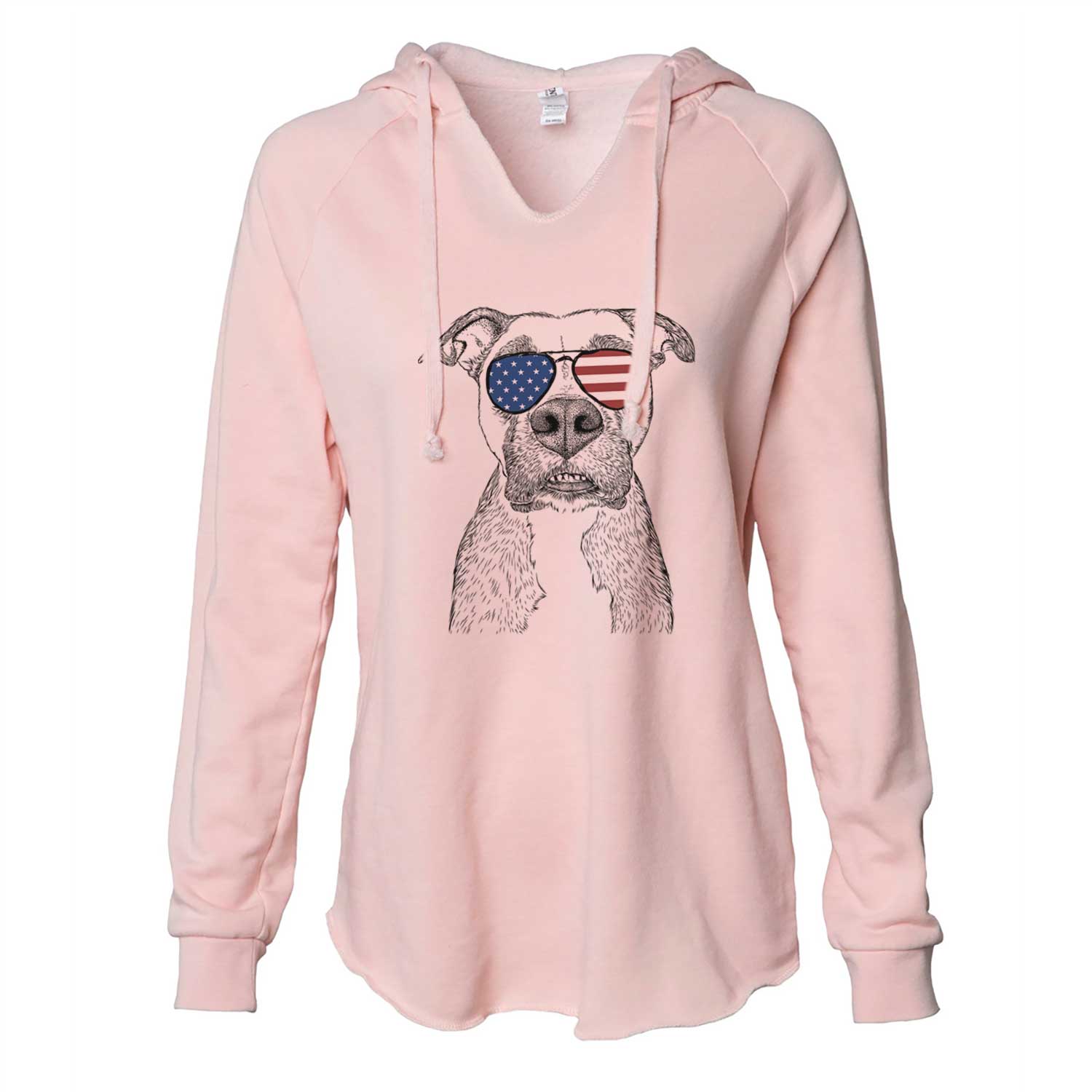 USA Xena the Mixed Breed - Cali Wave Hooded Sweatshirt