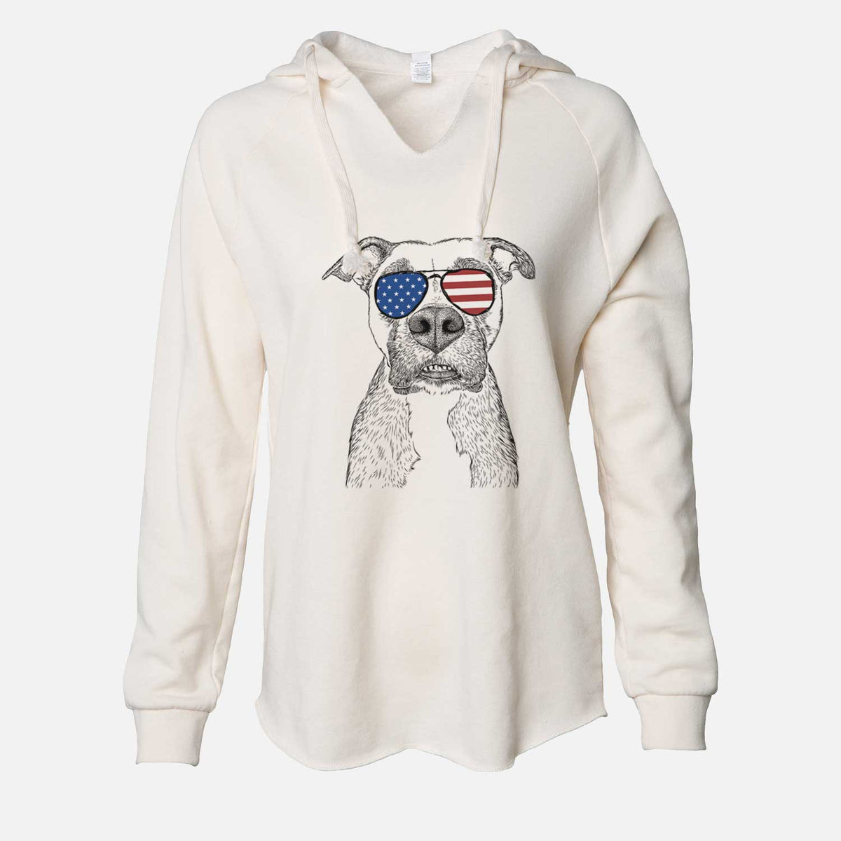USA Xena the Mixed Breed - Cali Wave Hooded Sweatshirt