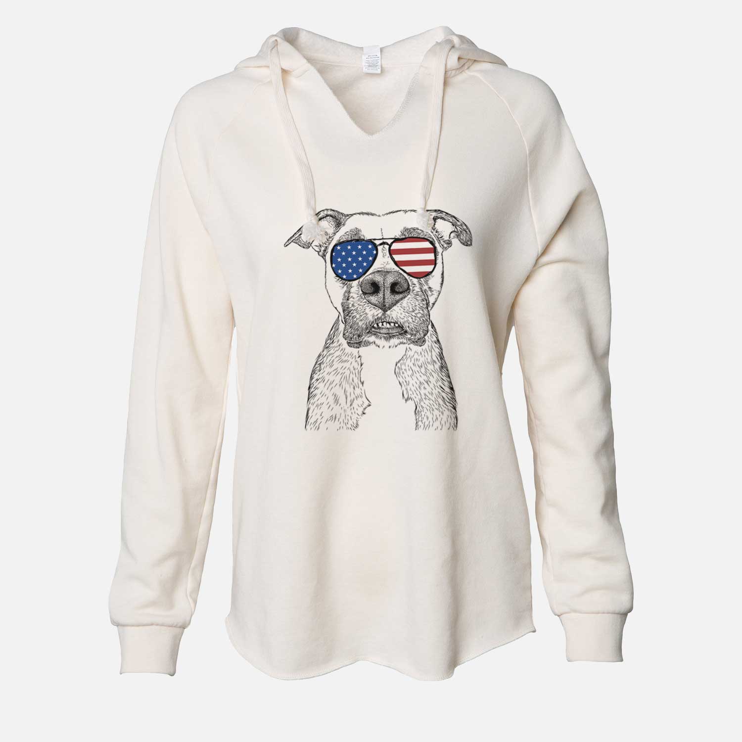 USA Xena the Mixed Breed - Cali Wave Hooded Sweatshirt