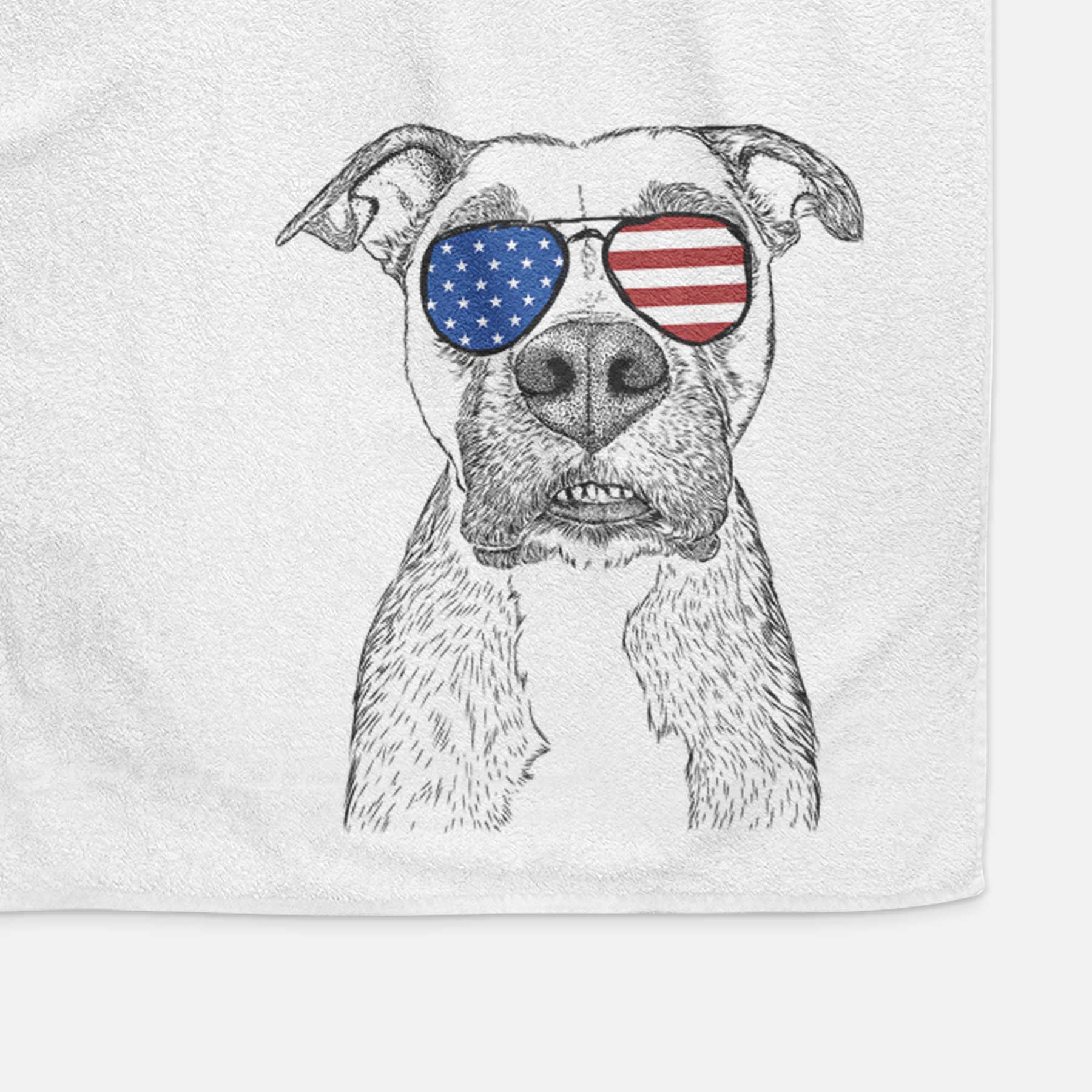 Xena the Mixed Breed Decorative Hand Towel