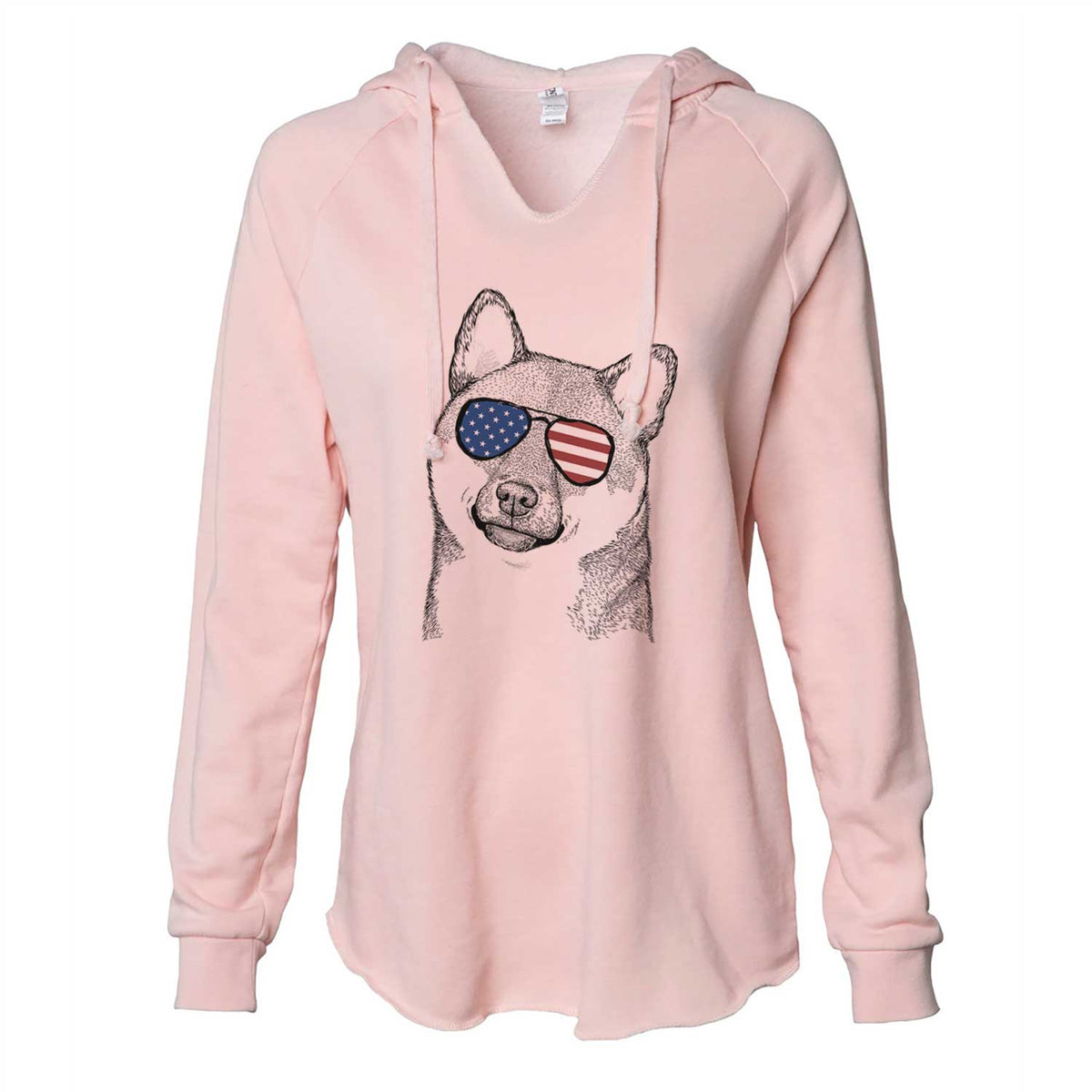 USA Yakuza the Shiba Inu - Cali Wave Hooded Sweatshirt