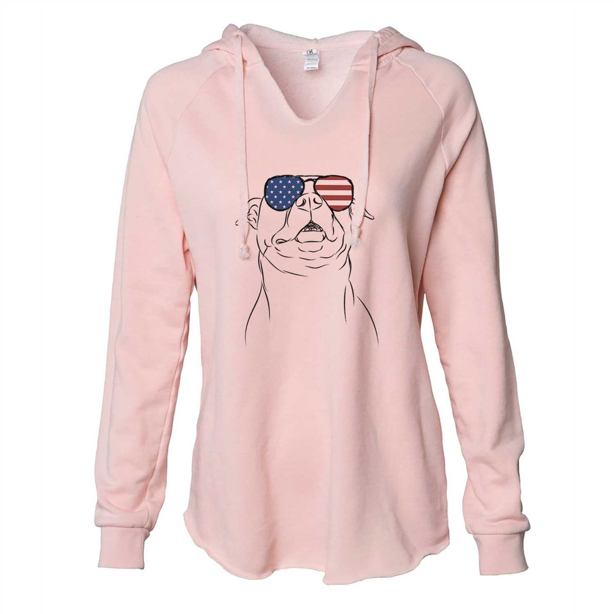 USA Zada the Pitbull - Cali Wave Hooded Sweatshirt