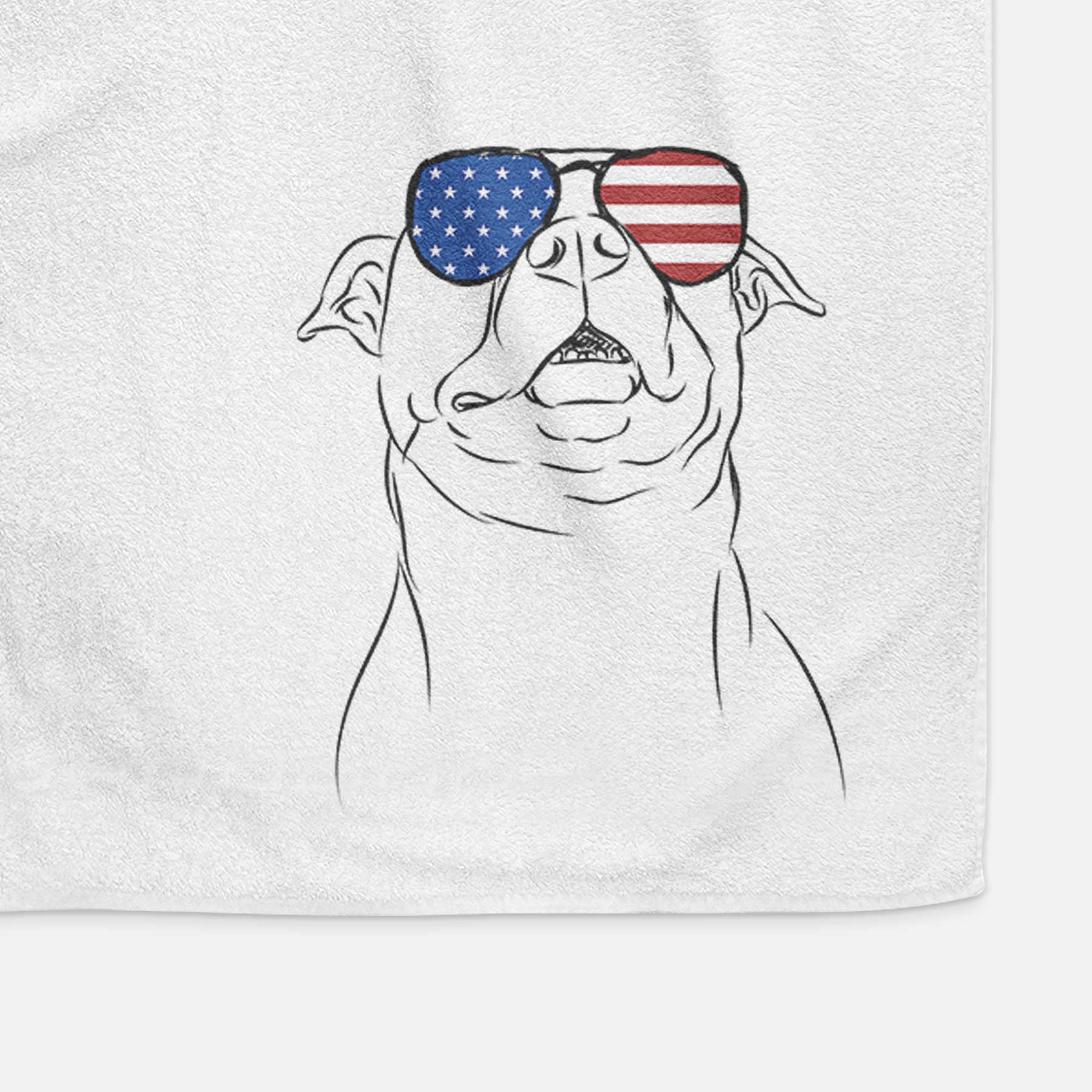 Zada the Pitbull Decorative Hand Towel