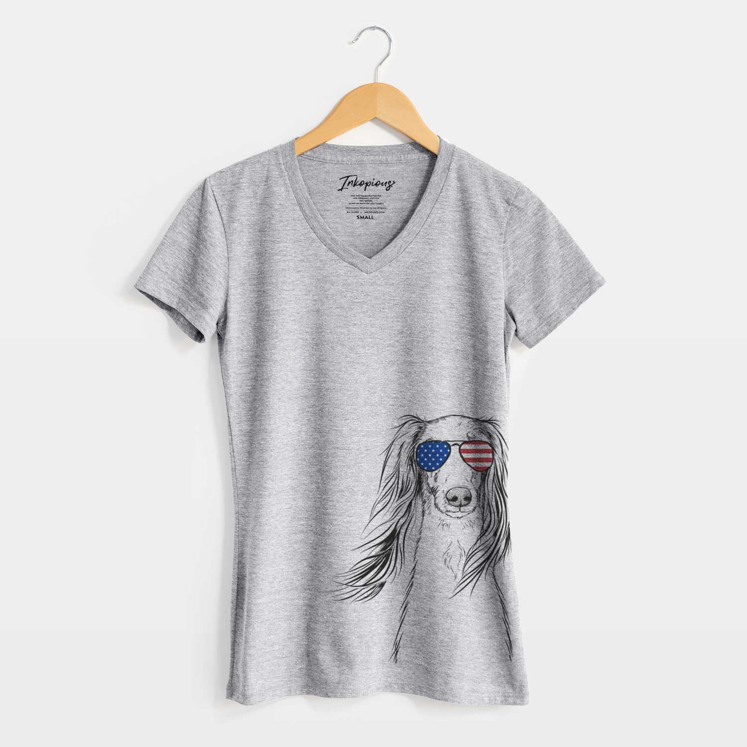 USA Zahra the Saluki - Women's Perfect V-neck Shirt