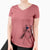 USA Zahra the Saluki - Women's Perfect V-neck Shirt