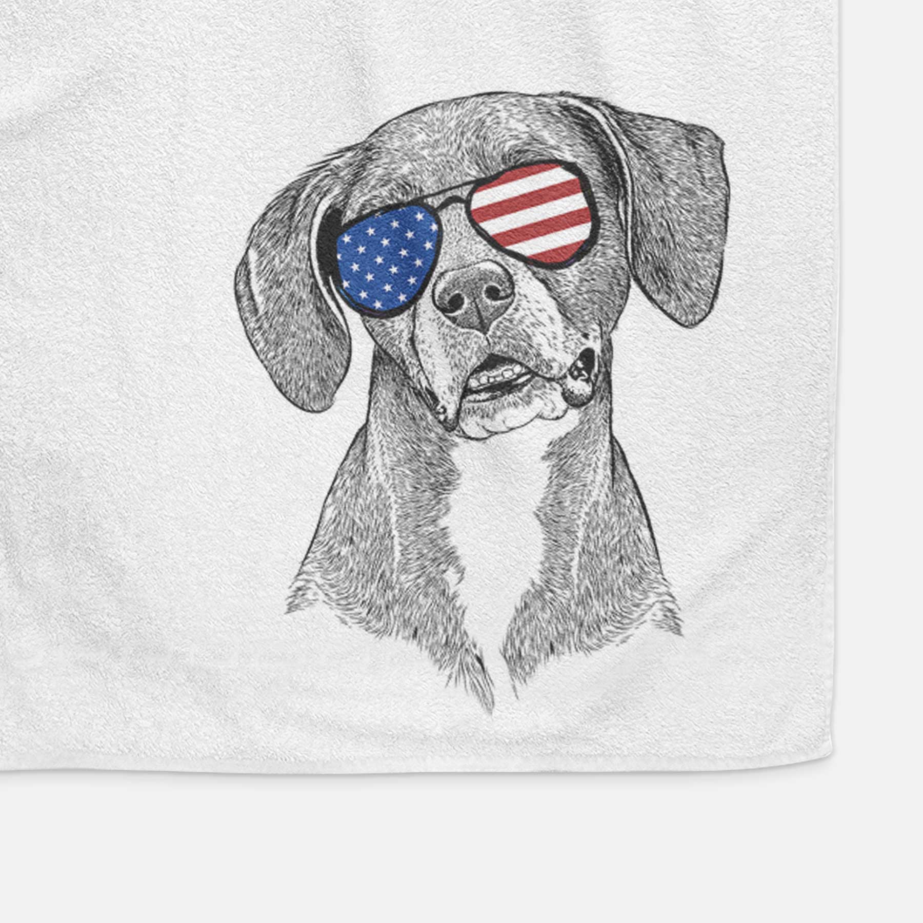 Zeena the Plott Hound Mix Decorative Hand Towel