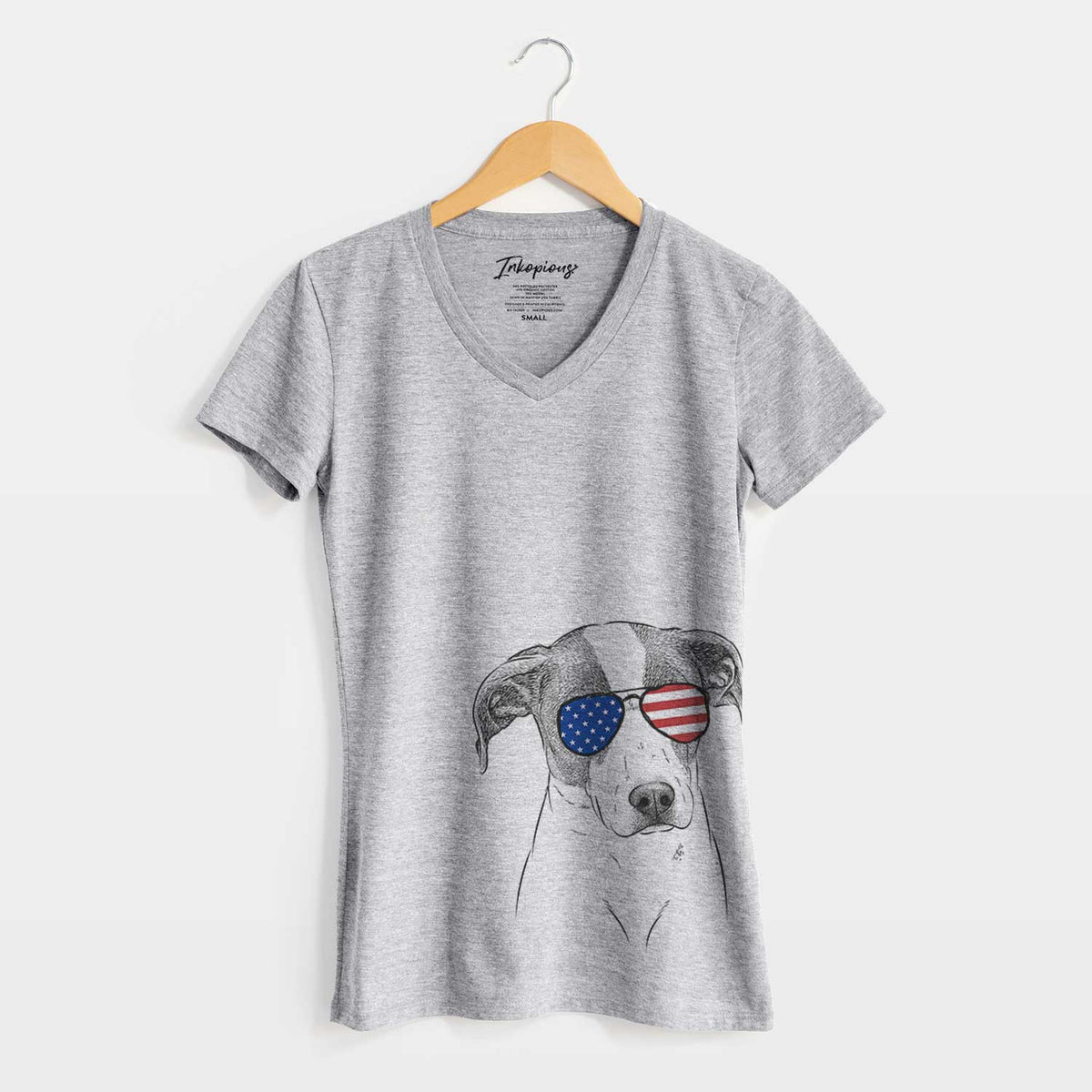 USA Zephyr the Pointer Mix - Women's Perfect V-neck Shirt