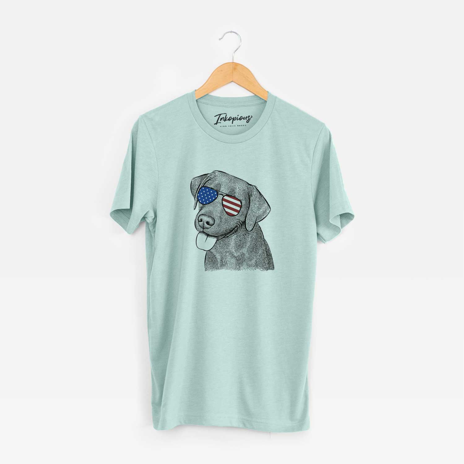 USA Zeppelin the Black Labrador - Unisex Crewneck