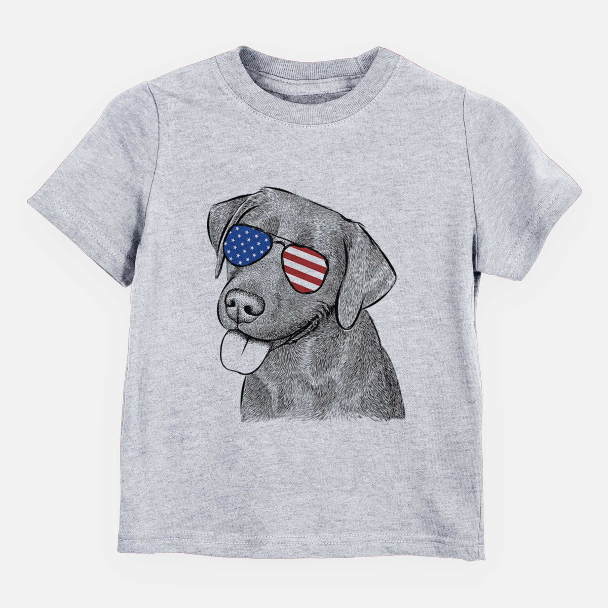 USA Zeppelin the Black Labrador - Kids/Youth/Toddler Shirt