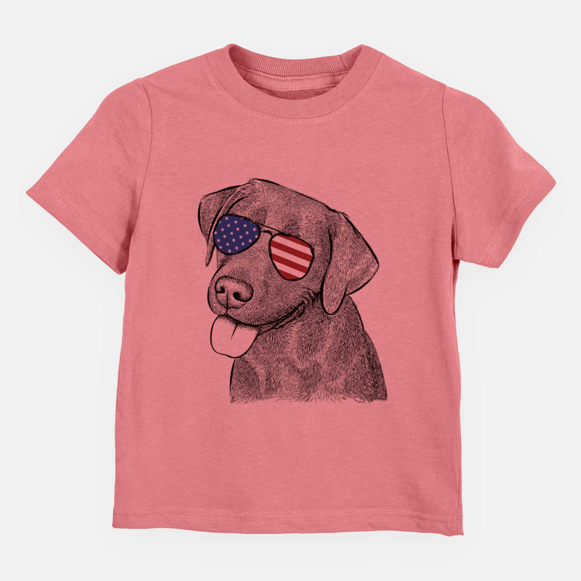 USA Zeppelin the Black Labrador - Kids/Youth/Toddler Shirt