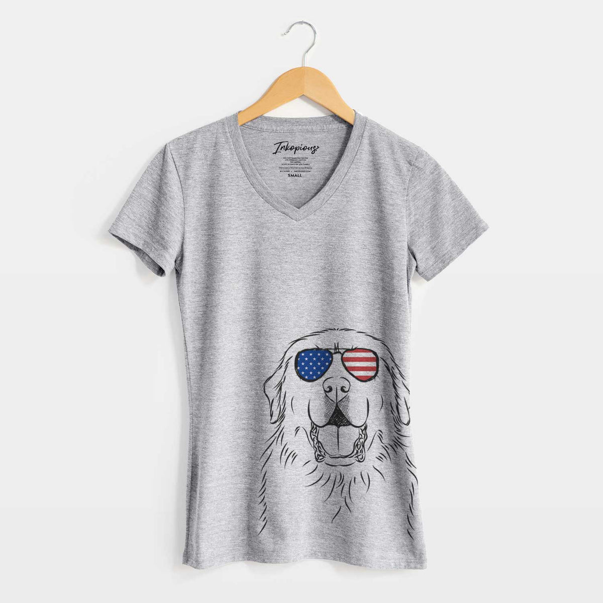USA Zeus the Great Pyrenees - Women's Perfect V-neck Shirt