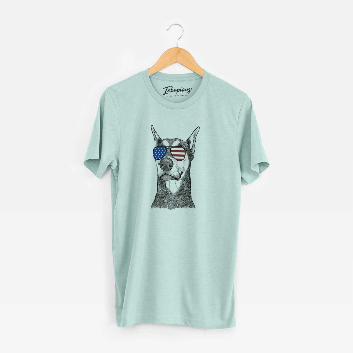 USA Zeus the Doberman Pinscher - Unisex Crewneck