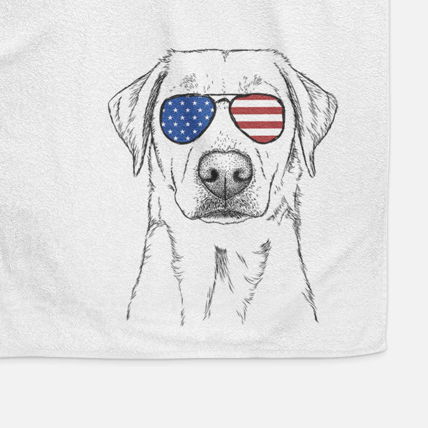 Zoe the Yellow Lab Decorative Hand Towel