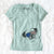 USA Zoey the Pug - Women's Perfect V-neck Shirt