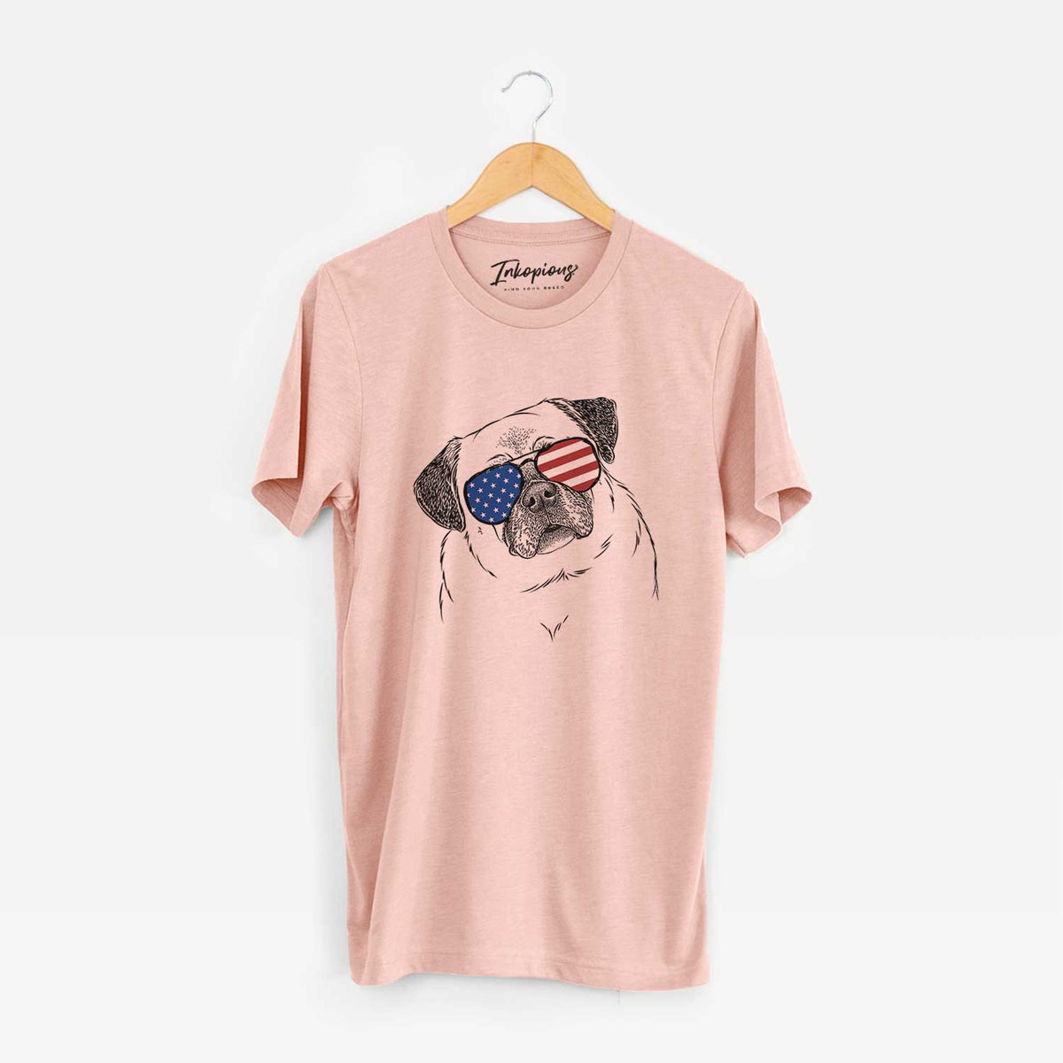 USA Zoey the Pug - Unisex Crewneck