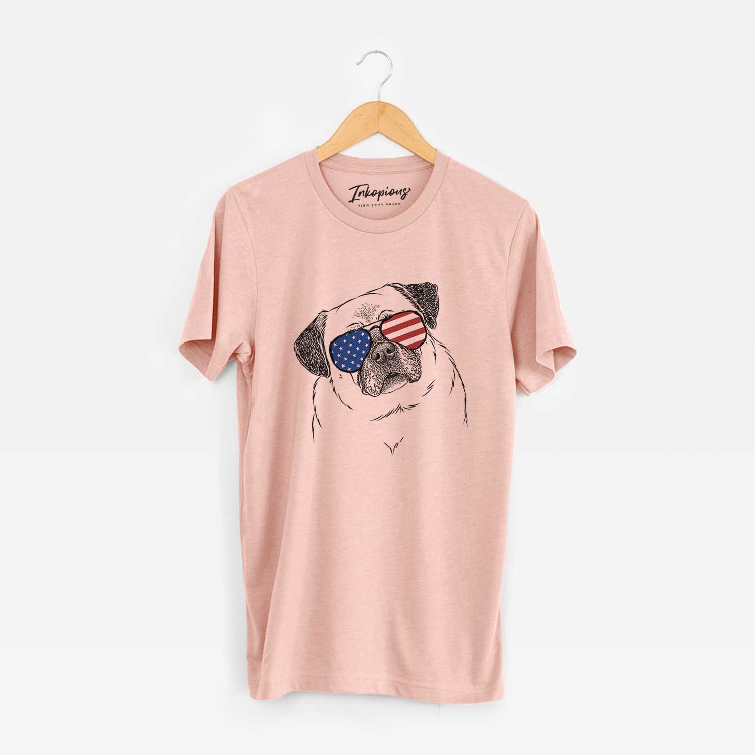 USA Zoey the Pug - Unisex Crewneck