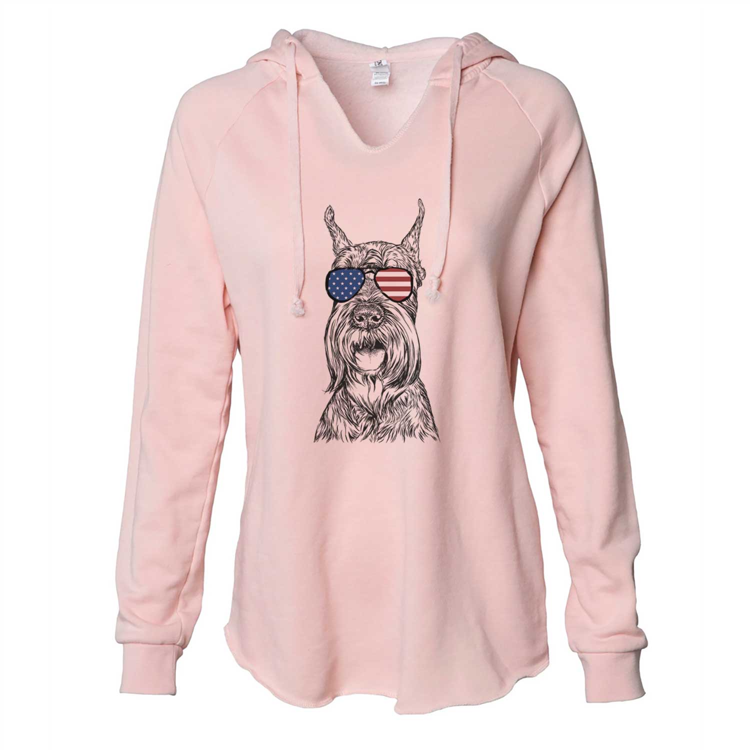 USA Zuri the Giant Schnauzer - Cali Wave Hooded Sweatshirt