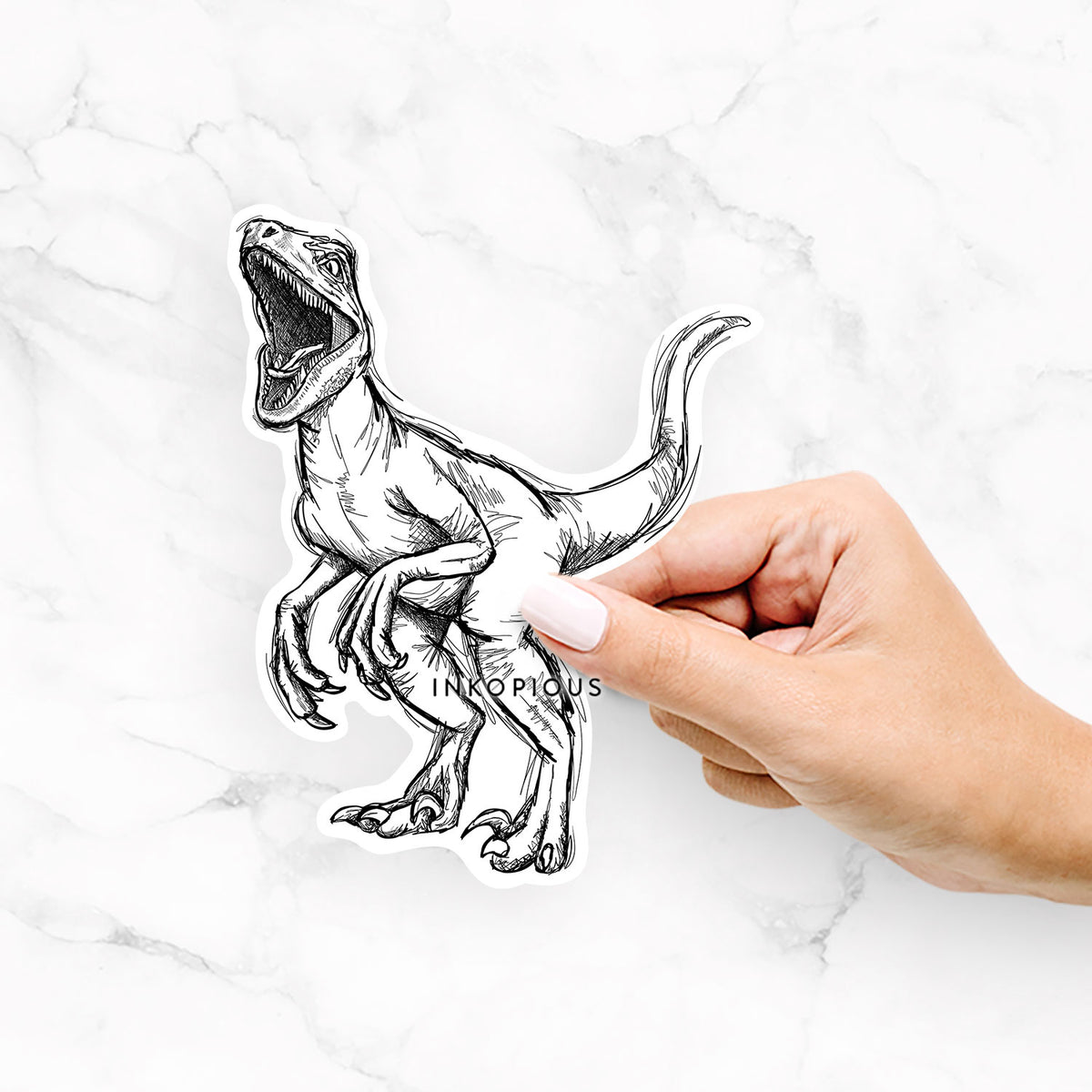 Velociraptor - Decal Sticker