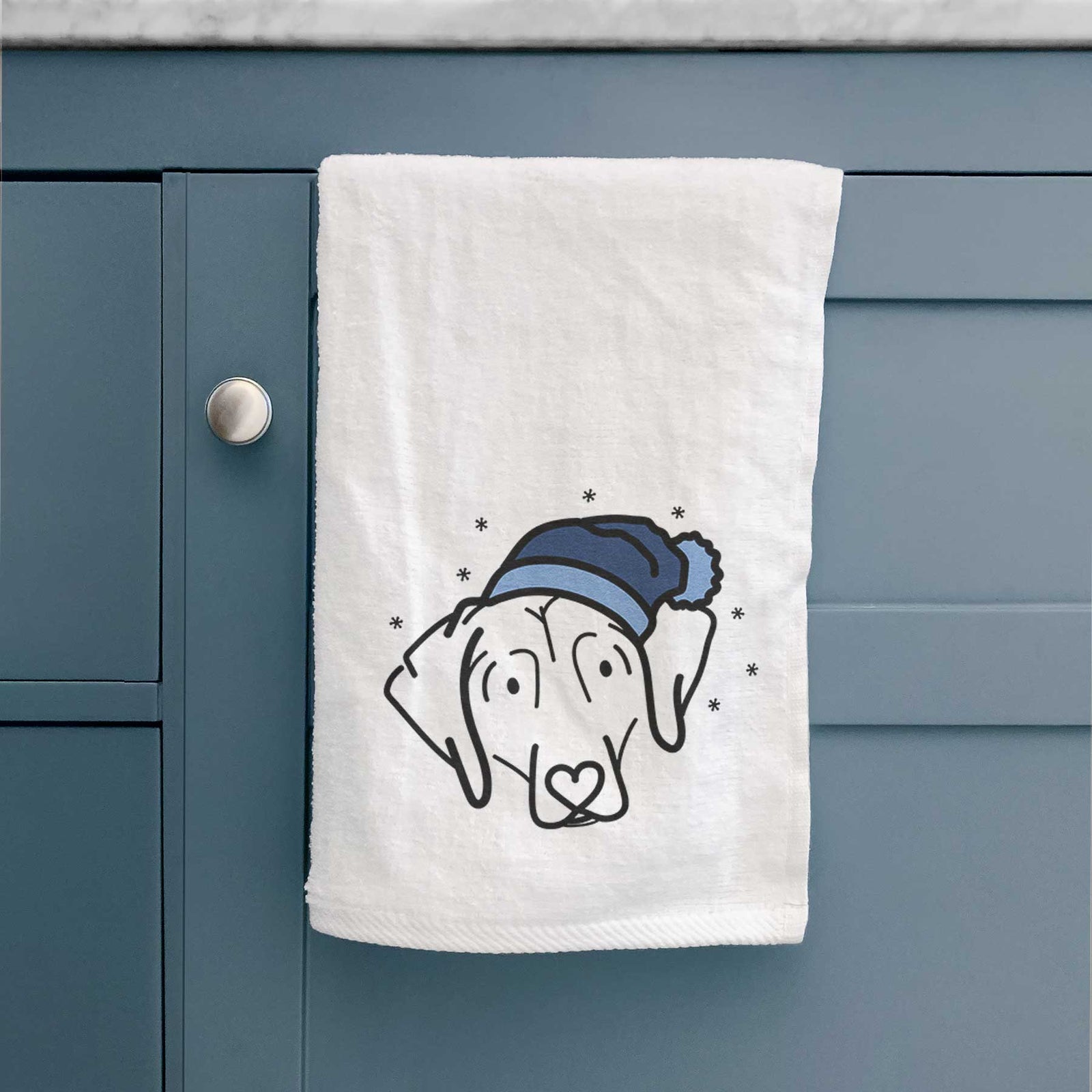 Frosty Beagle - Aly - Decorative Hand Towel