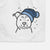 Frosty American Staffordshire Terrier - Decorative Hand Towel