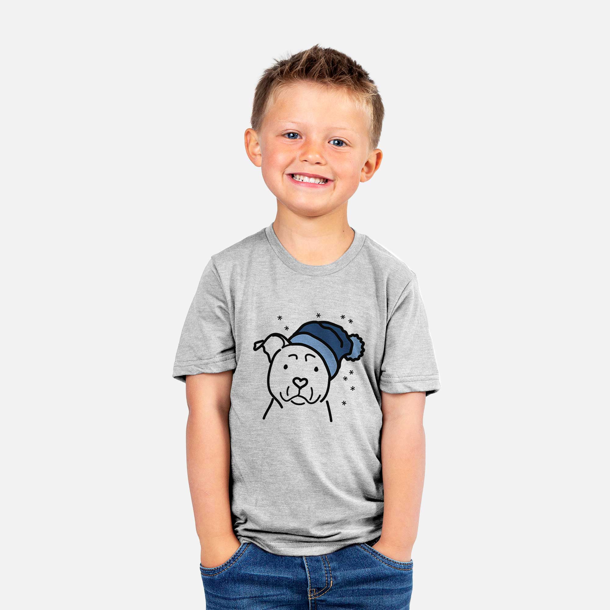 Frosty American Staffordshire Terrier - Kids/Youth/Toddler Shirt