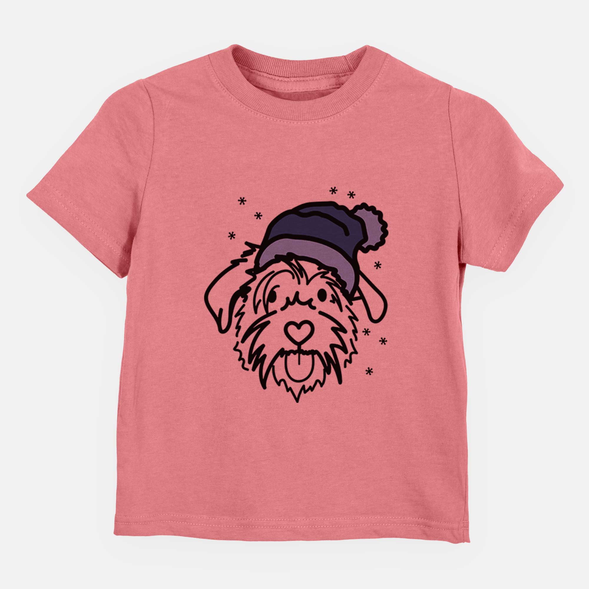 Frosty Scottish Terrier Border Collie Mix - Amal - Kids/Youth/Toddler Shirt